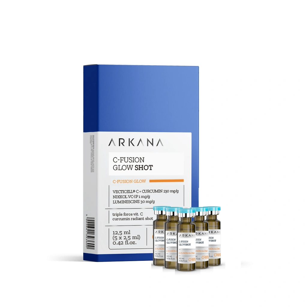Rozświetlające serum z witaminą C i kurkuminą 5 x 2,5 ml